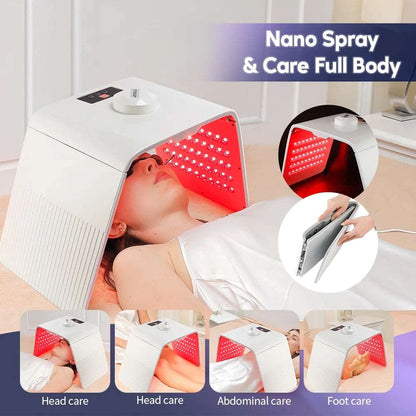 7 - Color LED Mask & Nano Sprayer: Skin Rejuvenation Therapy Kit