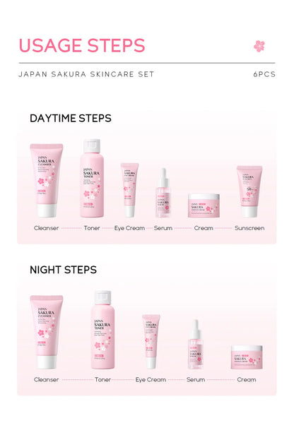 LAIKOU Sakura Radiance Skincare Collection